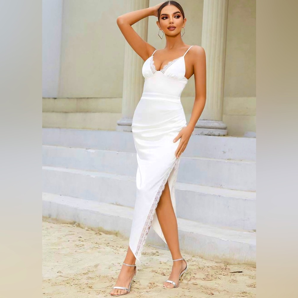Lola Strappy white dress